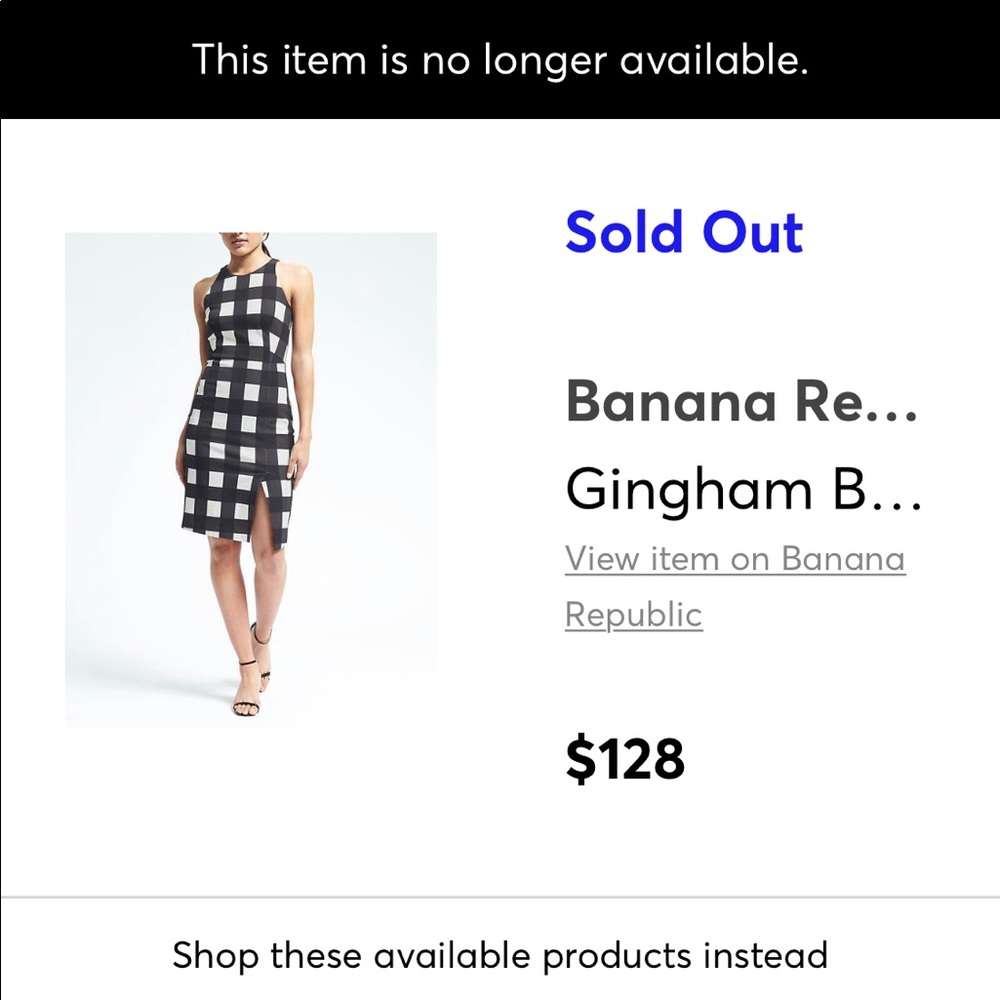 Banana Republic Plaid dress size petite 0